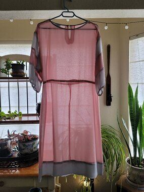 Shear Overlay dress